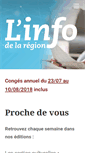 Mobile Screenshot of linfo.lu